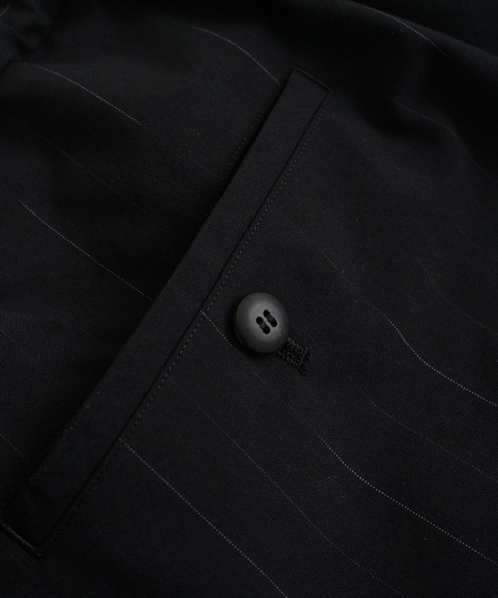 YOKO SAKAMOTOヨーコサカモト DOUBLE PLEATED WIDE EASY PANTS　BLACK　(YS-26SS-35)